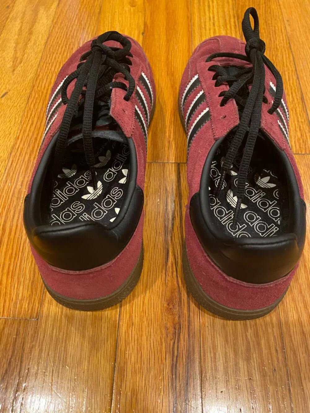 Men's 8 / Women's 9 - adidas Handball Spezial Maroon Black - IG61 - used, no box